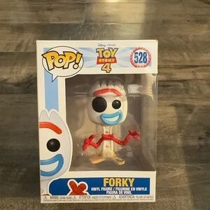 Funko Forky Vinyl Figure with Red and Blue Accents